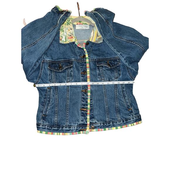 Tasha Polizzi for T.D. SaddleBlanket & Co. Denim Tapestry Jacket - Picture 5 of 8